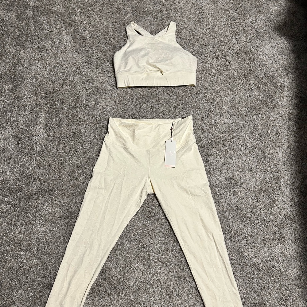 Women's Beige Pants & Jumpsuit Set